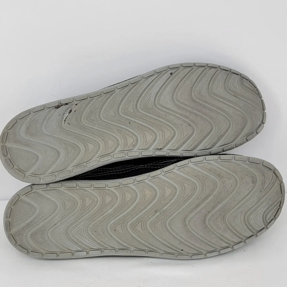 Crocs Santa Cruz 2 Luxe Mens Charcoal Gray Canvas Slip On Loafers Size M13